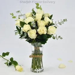Fresh Flower Vase Arrangements from Sharjah Flower Delivery