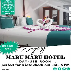Day Use Room for late check out at Maru Maru Hotel, Zanzd only