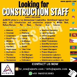 Best Construction Staffing Services from India, Bangladesh, Sri Lanka