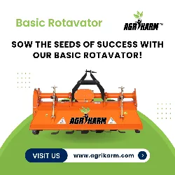 Elevate Farming Efficiency with Agrikarm's Basic Tractor Rotavator