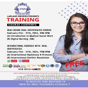 TRAINING IN HEALTHCARE AND INTERNATIONAL COURSES