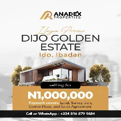 Buy Land with Peace of Mind – Dijo Golden Estate, Ido Ibadan