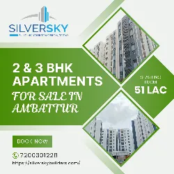 Finding Your Dream Home: Top 2 & 3 BHK Apartments in Ambattur