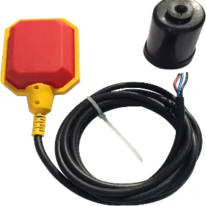 Sump Pump Universal Tethered Float Switch AC 15A 110~250V Piggyback Style Plug with 10 Feet Cord